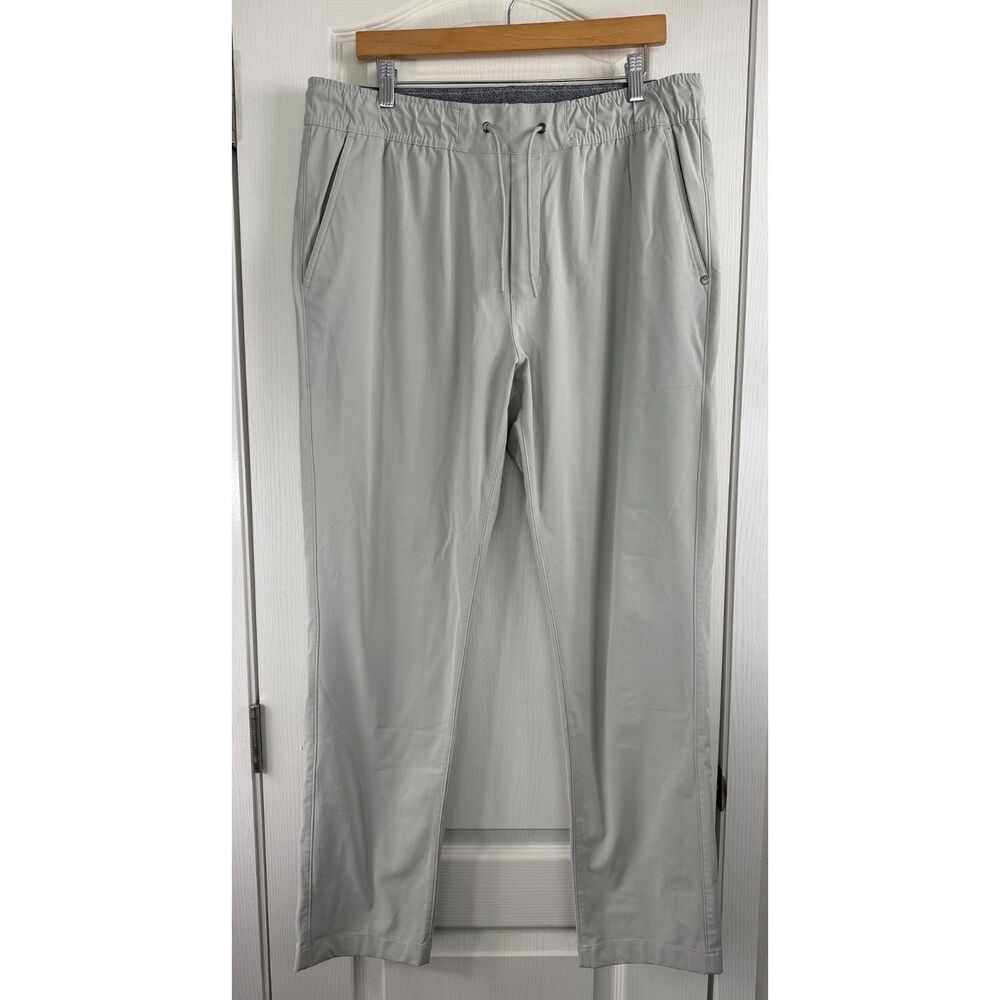 Vuori Men's Meta Elastic Waist Pants XL Sky Gray Drawstring V463 Performance